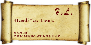 Hlavács Laura névjegykártya
