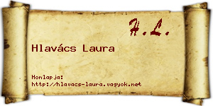 Hlavács Laura névjegykártya